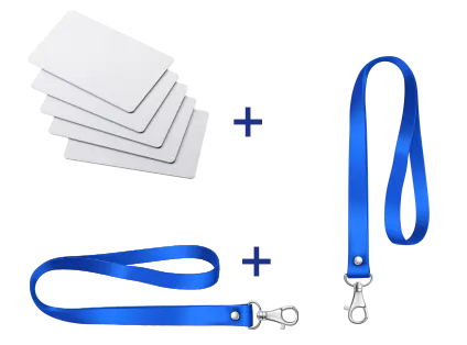Cartões RFID + Cordões + Personalização
