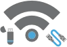 ícone wi-fi comunicação